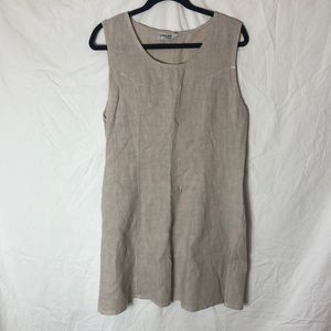 Aly Wear 100% Linen Dress (C)